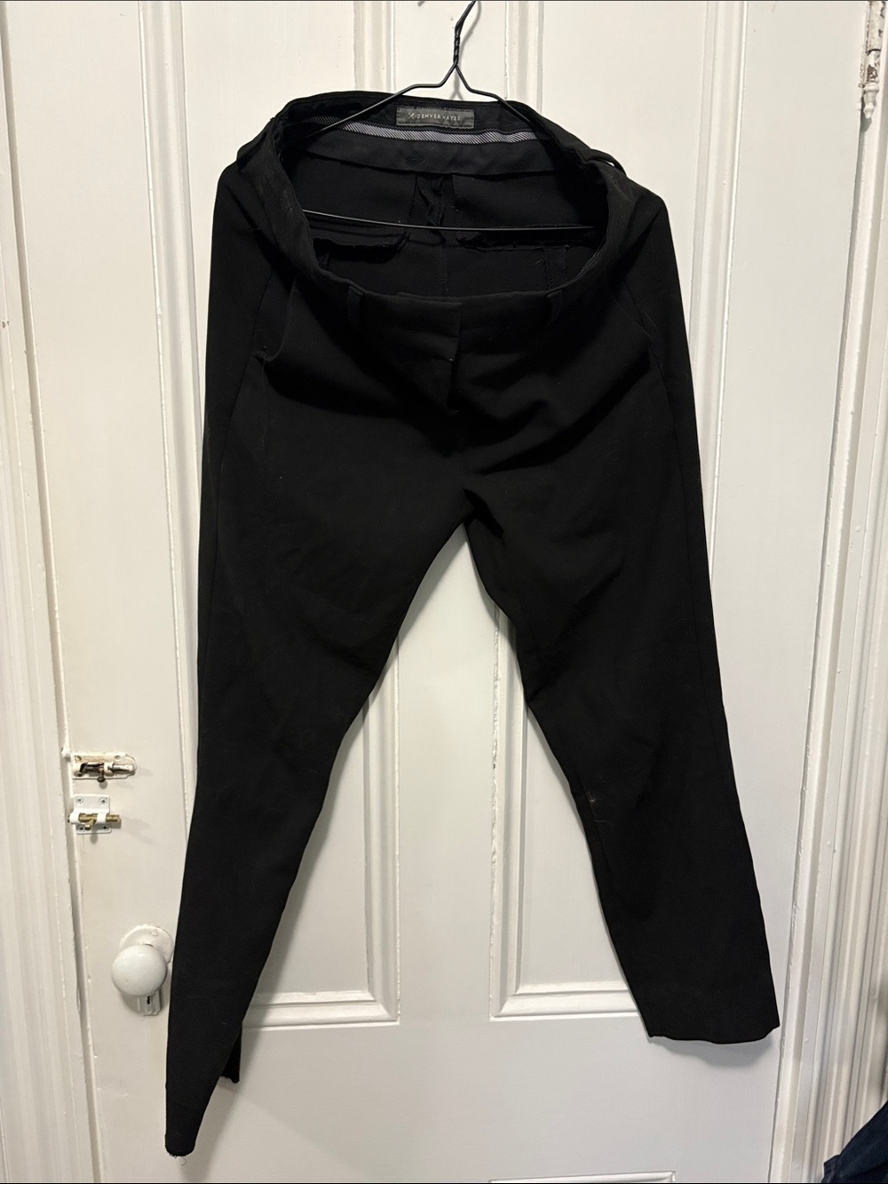 Denver Hayes Black Women's Tapered Performance Trousers